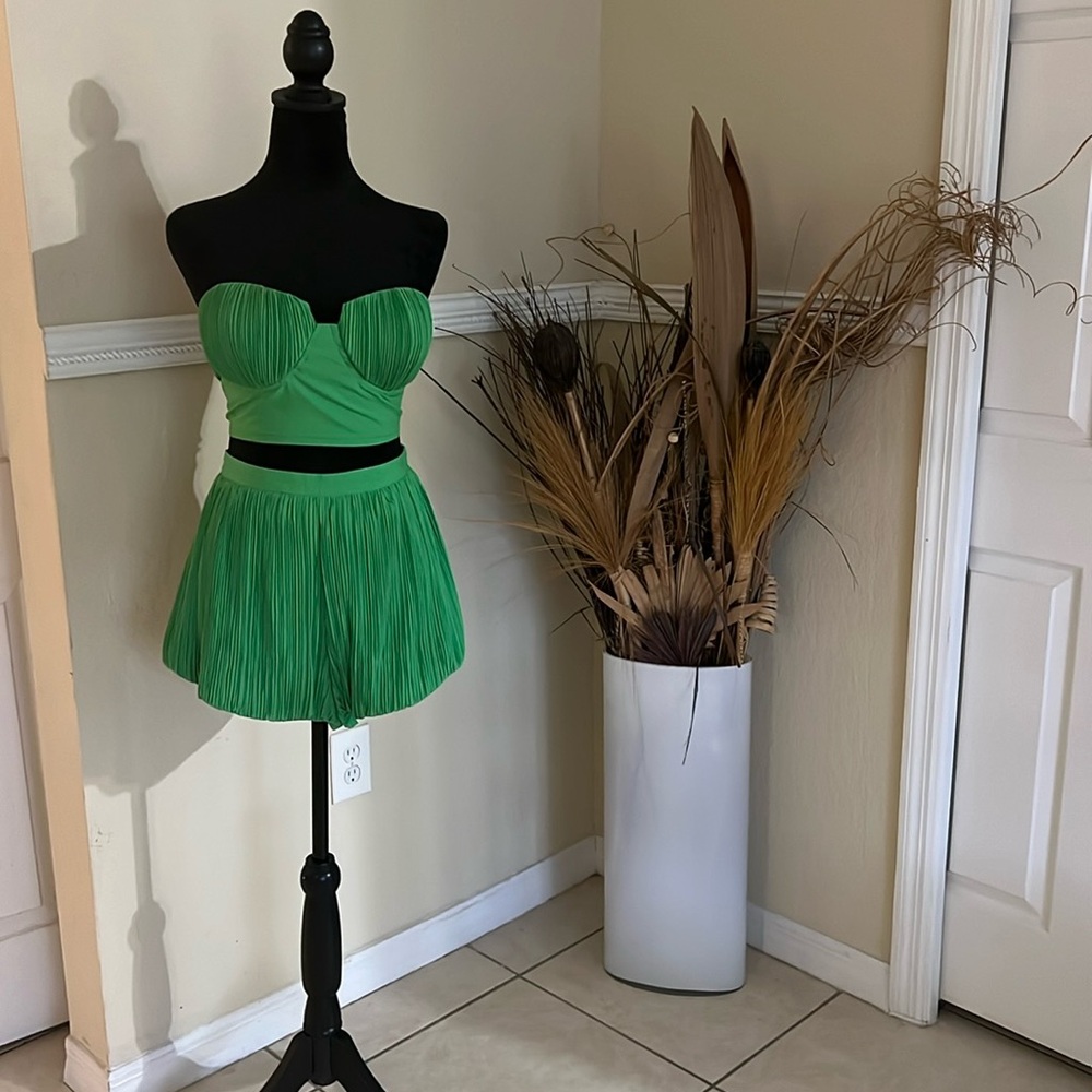 Green two piece